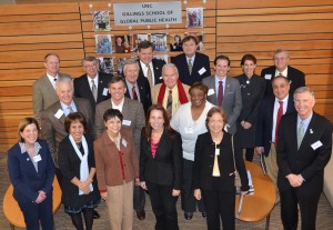 NC legislators visit the Gillings School of Global Public Health.