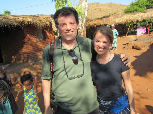While working as a summer fellow with CARE in central Malawi., Katie McMillan (née Donohue), MPH, had the opportunity to meet NYT columnist Nicholas Kristof, author of Half the Sky: Turning Oppression into Opportunity for Women Worldwide.